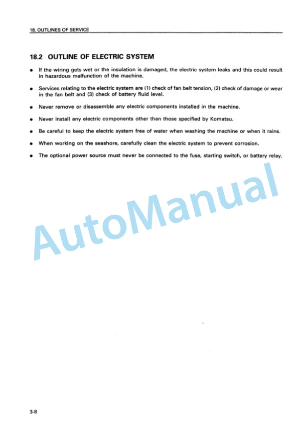 Komatsu WA320-3 Avance Wheel Loader Operation and Maintenance Manual PEN00259-00 4 Komatsu WA320-3 Avance Wheel Loader Operation and Maintenance Manual PEN00259-00 - Image 4