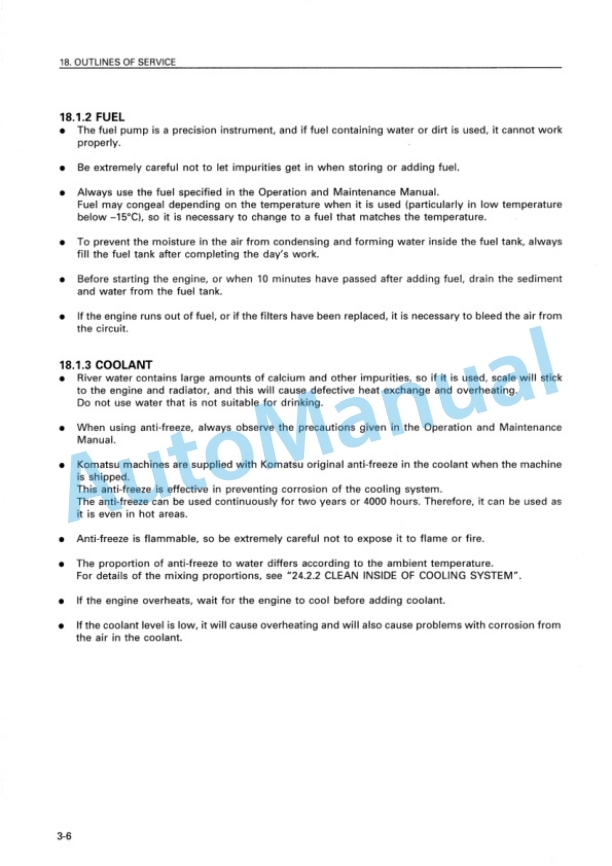 Komatsu WA320-3 Avance Wheel Loader Operation and Maintenance Manual SEAM006103 4 Komatsu WA320-3 Avance Wheel Loader Operation and Maintenance Manual SEAM006103 - Image 4