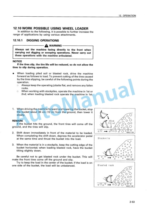 Komatsu WA320-3 Avance Wheel Loader Operation and Maintenance Manual TEN00255-00 3 Komatsu WA320-3 Avance Wheel Loader Operation and Maintenance Manual TEN00255-00 - Image 3