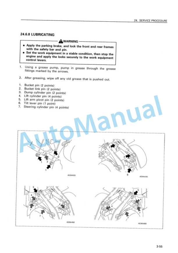 Komatsu WA320-3 Avance Wheel Loader Operation and Maintenance Manual TEN00255-00 5 Komatsu WA320-3 Avance Wheel Loader Operation and Maintenance Manual TEN00255-00 - Image 5