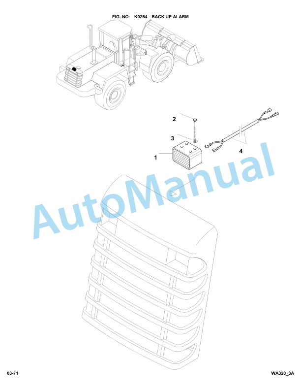 Komatsu WA320-3 Parts Manual WA320_3A 2 Komatsu WA320-3 Parts Manual WA320_3A-2