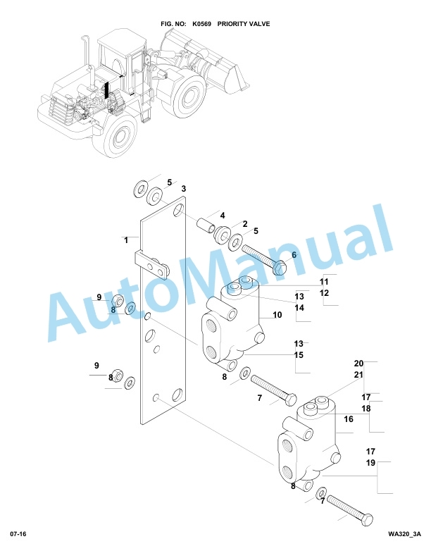 Komatsu WA320-3 Parts Manual WA320_3A 3 Komatsu WA320-3 Parts Manual WA320_3A-3