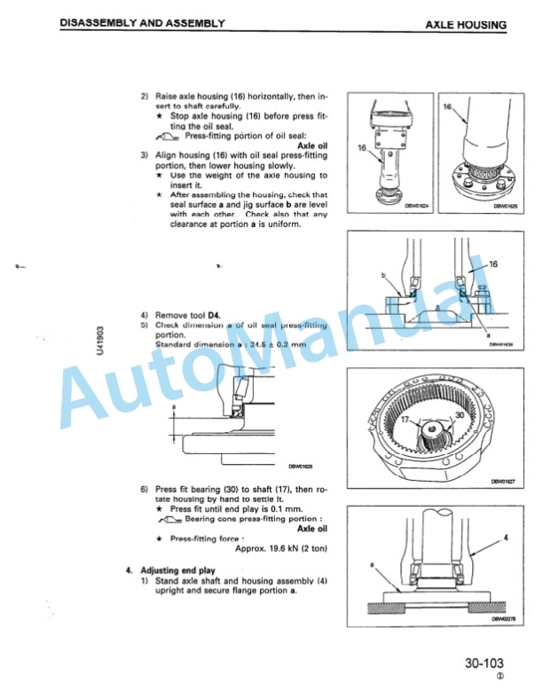 Komatsu WA320-3 Wheel Loader Shop Manual CEBMW19071 5 Komatsu WA320-3 Wheel Loader Shop Manual CEBMW19071 - Image 5