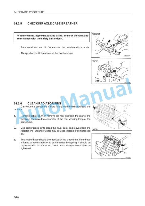 Komatsu WA320-3H Wheel Loader Operation and Maintenance Manual VEAM450400 5 Komatsu WA320-3H Wheel Loader Operation and Maintenance Manual VEAM450400 - Image 5