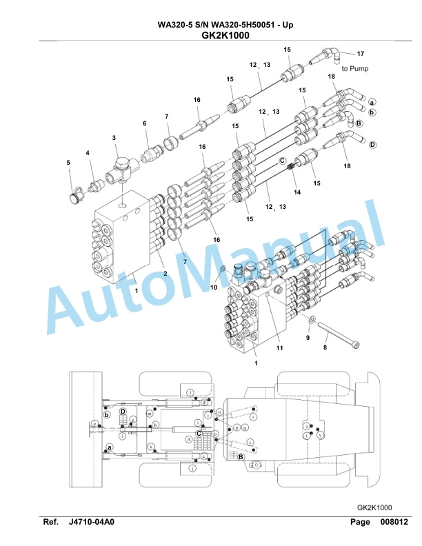 Komatsu WA320-5 Parts Manual WA320-5H50051-Up 3 Komatsu WA320-5 Parts Manual WA320-5H50051-Up-3