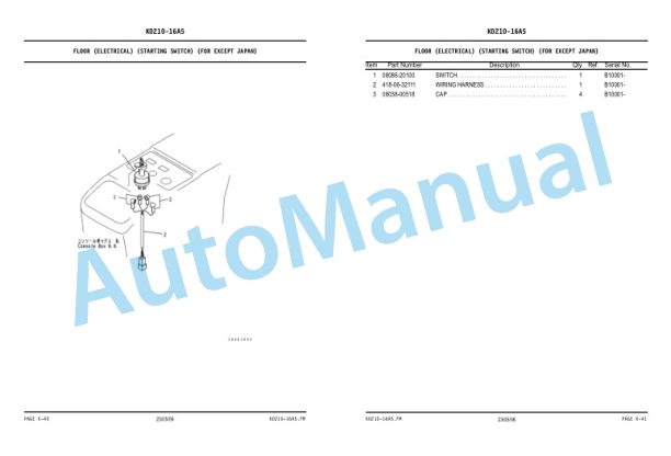 Komatsu WA320-5-W, SAA6D102E-2 Parts Manual KEPB001400 4 Komatsu WA320-5-W, SAA6D102E-2 Parts Manual KEPB001400-4