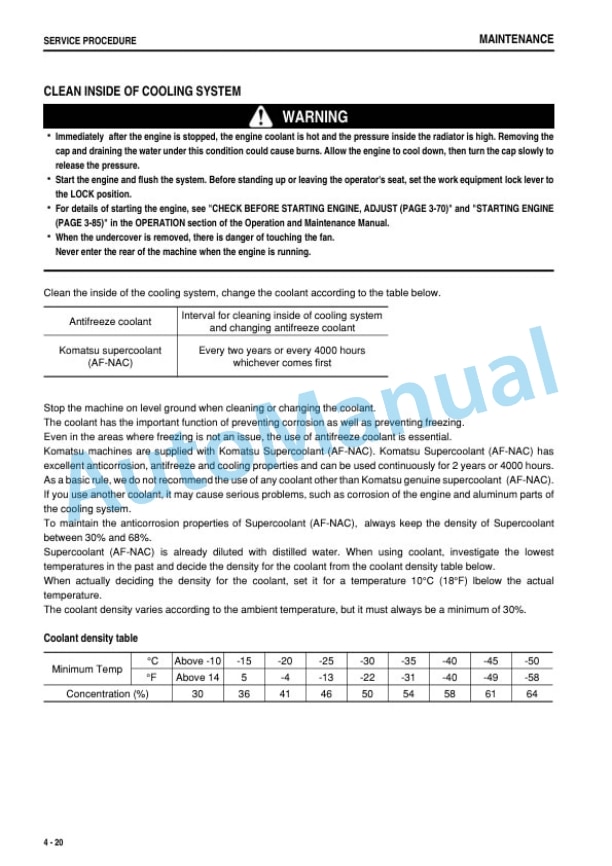 Komatsu WA320-5 Wheel Loader Operation and Maintenance Manual PEN00438-01 5 Komatsu WA320-5 Wheel Loader Operation and Maintenance Manual PEN00438-01 - Image 5