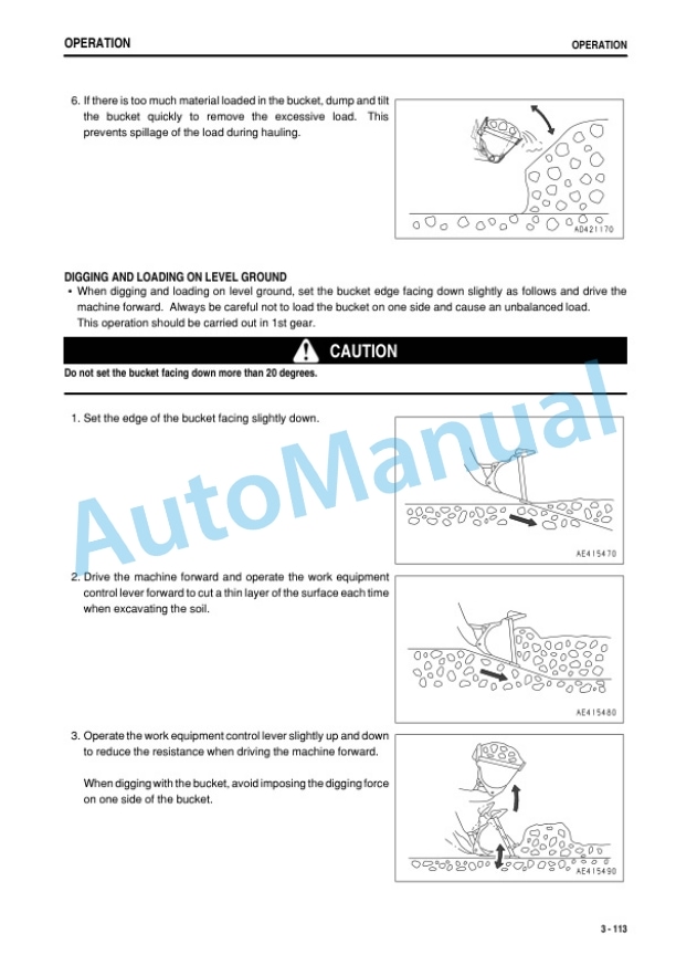Komatsu WA320-5 Wheel Loader Operation and Maintenance Manual PEN00916-03 4 Komatsu WA320-5 Wheel Loader Operation and Maintenance Manual PEN00916-03 - Image 4