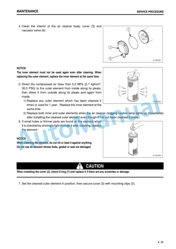 Komatsu WA320-5 Wheel Loader Operation and Maintenance Manual PEN01881-00 5 Komatsu WA320-5 Wheel Loader Operation and Maintenance Manual PEN01881-00-5