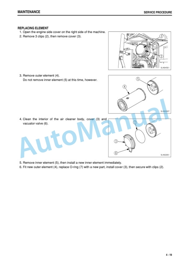 Komatsu WA320-5 Wheel Loader Operation and Maintenance Manual TEN00540-02 5 Komatsu WA320-5 Wheel Loader Operation and Maintenance Manual TEN00540-02 - Image 5