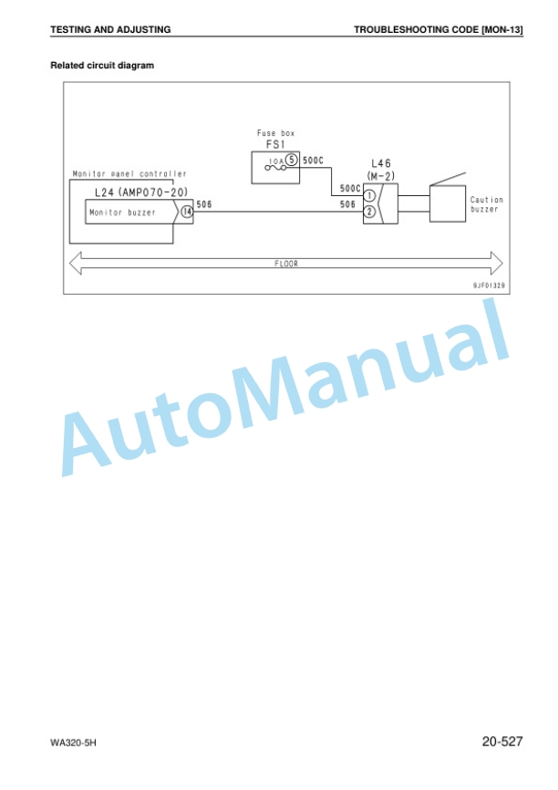 Komatsu WA320-5H Wheel Loader Shop Manual VEBM240100 4 Komatsu WA320-5H Wheel Loader Shop Manual VEBM240100 - Image 4
