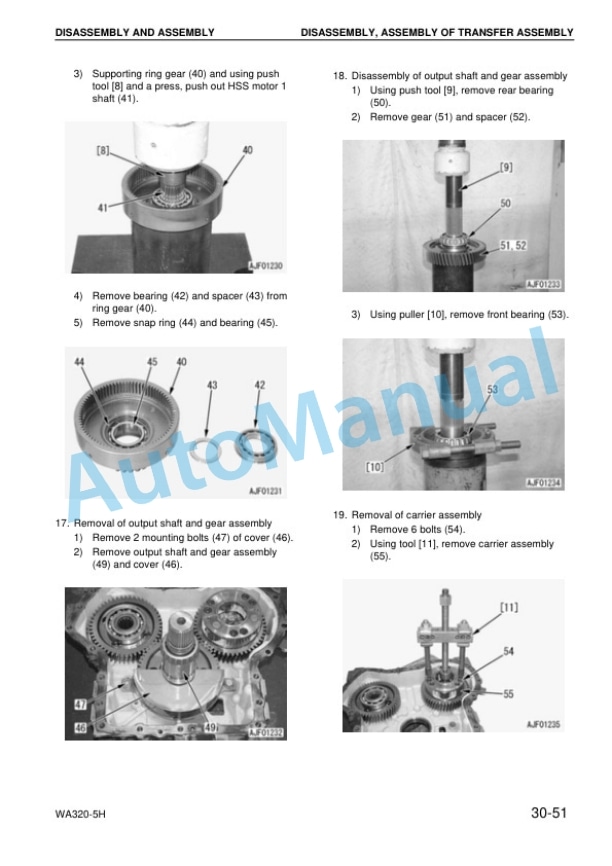Komatsu WA320-5H Wheel Loader Shop Manual VEBM240100 5 Komatsu WA320-5H Wheel Loader Shop Manual VEBM240100 - Image 5