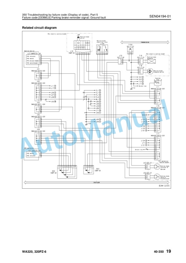 Komatsu WA320-6, WA320PZ-6 Wheel Loader Shop Manual SEN04162-07 4 Komatsu WA320-6, WA320PZ-6 Wheel Loader Shop Manual SEN04162-07 - Image 4