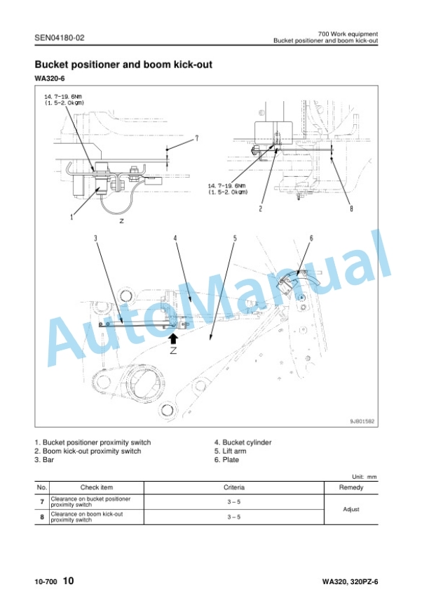 Komatsu WA320-6, WA320PZ-6 Wheel Loader Shop Manual SEN04162-12 2 Komatsu WA320-6, WA320PZ-6 Wheel Loader Shop Manual SEN04162-12 - Image 2
