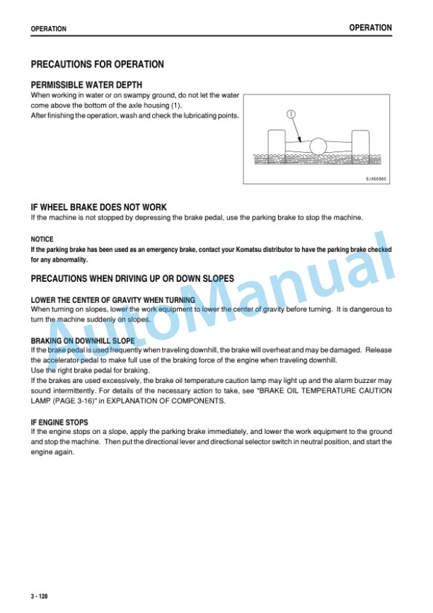 Komatsu WA320-6 Wheel Loader Operation and Maintenance Manual PEN00236-06 4 Komatsu WA320-6 Wheel Loader Operation and Maintenance Manual PEN00236-06 - Image 4