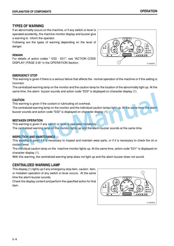Alternative view of Komatsu WA320-6 Wheel Loader Operation and Maintenance Manual PEN00498-09