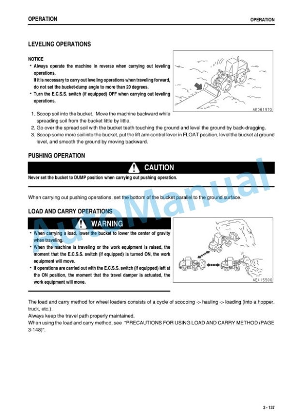 Komatsu WA320-6 Wheel Loader Operation and Maintenance Manual PEN00498-09 4 Komatsu WA320-6 Wheel Loader Operation and Maintenance Manual PEN00498-09 - Image 4