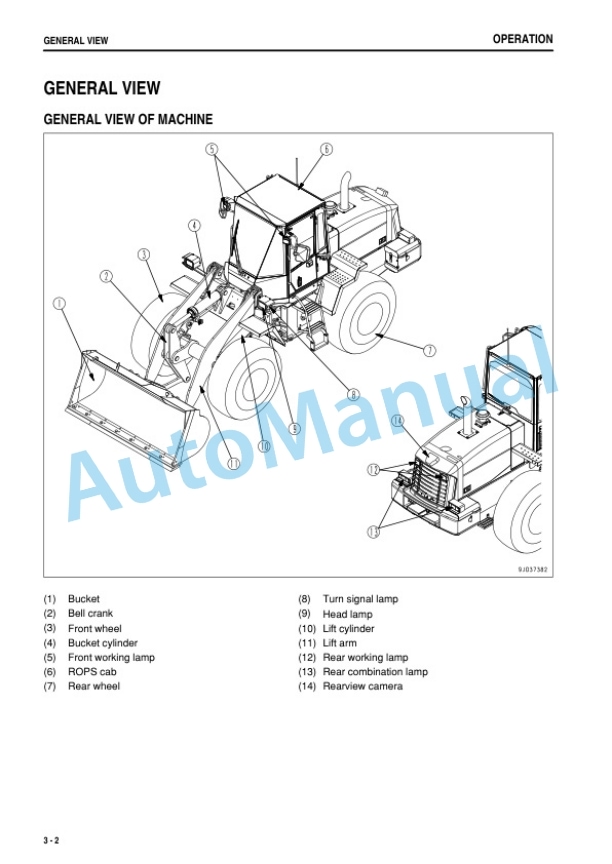 Alternative view of Komatsu WA320-6 Wheel Loader Operation and Maintenance Manual PEN01018-03