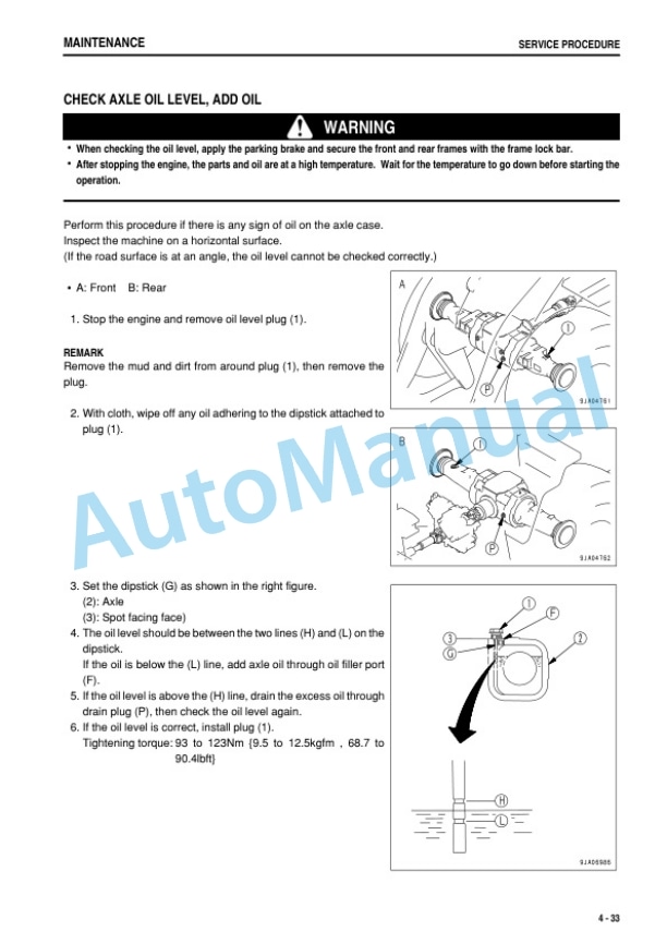 Komatsu WA320-6 Wheel Loader Operation and Maintenance Manual PEN01861-00 5 Komatsu WA320-6 Wheel Loader Operation and Maintenance Manual PEN01861-00-5
