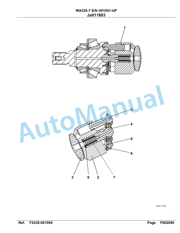 Komatsu WA320-7 Parts Manual SAA6D7FH 2 Komatsu WA320-7 Parts Manual SAA6D7FH-2