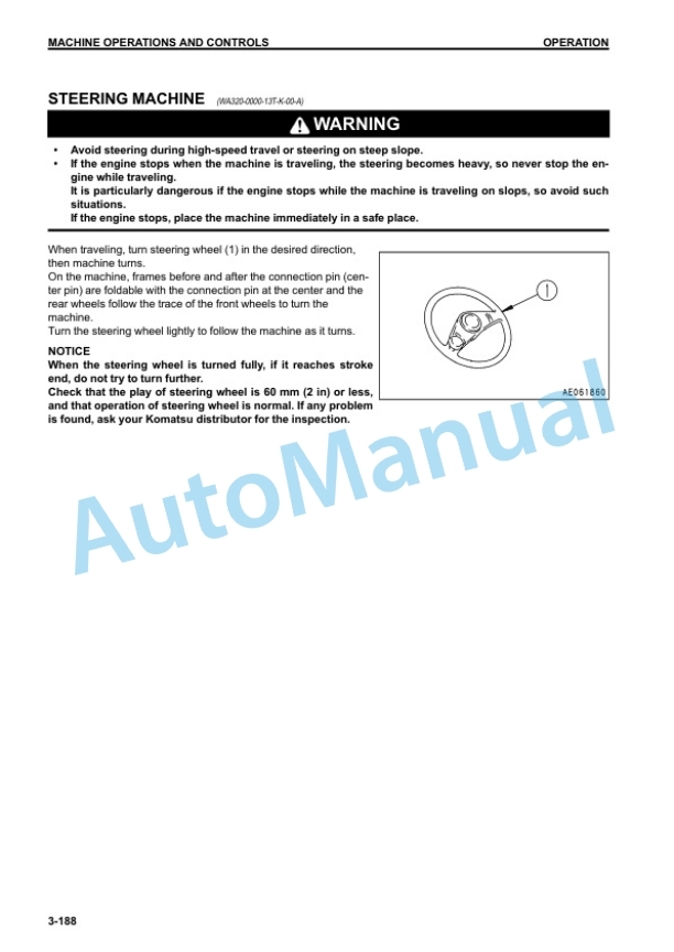 Komatsu WA320-7 Wheel Loader Operation and Maintenance Manual PEN00891-02 4 Komatsu WA320-7 Wheel Loader Operation and Maintenance Manual PEN00891-02 - Image 4
