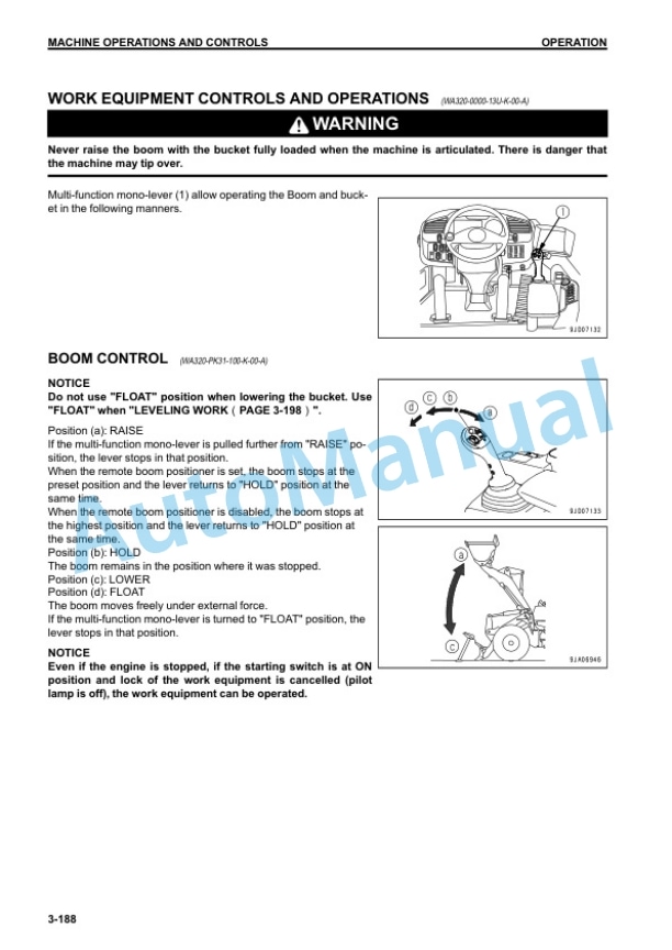 Komatsu WA320-7 Wheel Loader Operation and Maintenance Manual TEN00612-07 4 Komatsu WA320-7 Wheel Loader Operation and Maintenance Manual TEN00612-07 - Image 4