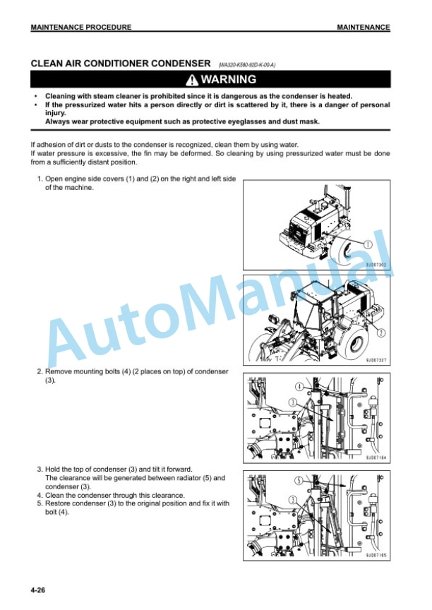 Komatsu WA320-7 Wheel Loader Operation and Maintenance Manual TEN00612-07 5 Komatsu WA320-7 Wheel Loader Operation and Maintenance Manual TEN00612-07 - Image 5