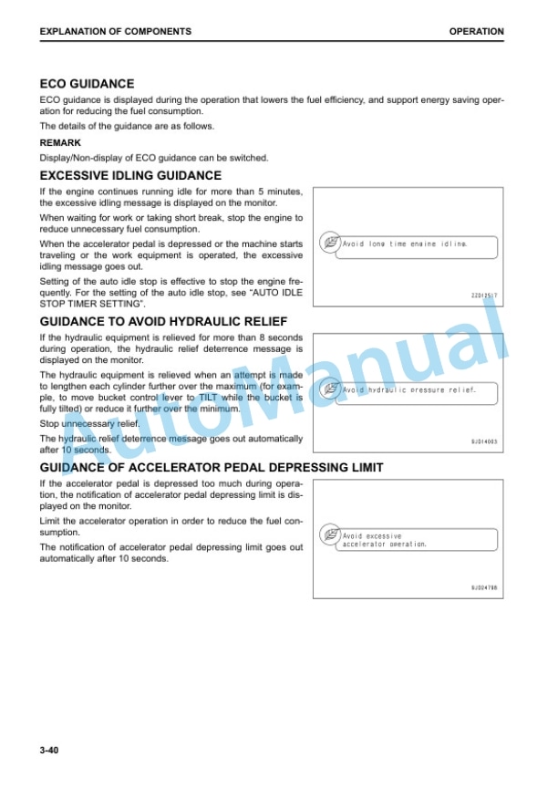 Alternative view of Komatsu WA320-8 Wheel Loader Operation and Maintenance Manual PEN01029-00