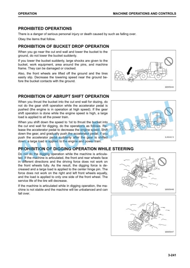 Komatsu WA320-8 Wheel Loader Operation and Maintenance Manual PEN01353-03 4 Komatsu WA320-8 Wheel Loader Operation and Maintenance Manual PEN01353-03 - Image 4