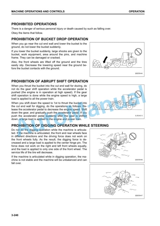 Komatsu WA320-8 Wheel Loader Operation and Maintenance Manual PEN01533-00 4 Komatsu WA320-8 Wheel Loader Operation and Maintenance Manual PEN01533-00 - Image 4