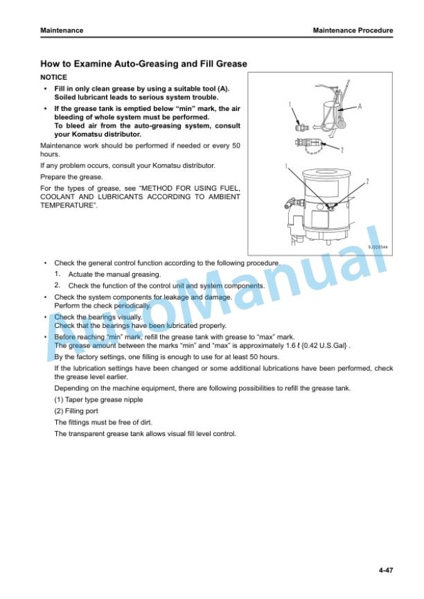 Komatsu WA320-8 Wheel Loader Operation and Maintenance Manual PEN02041-00 5 Komatsu WA320-8 Wheel Loader Operation and Maintenance Manual PEN02041-00 - Image 5