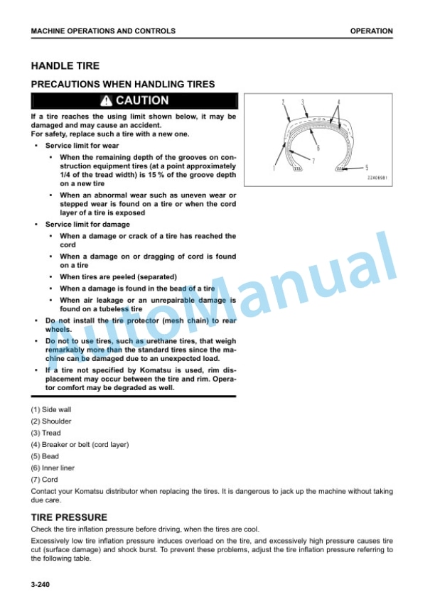 Komatsu WA320-8 Wheel Loader Operation and Maintenance Manual TEN01015-03 4 Komatsu WA320-8 Wheel Loader Operation and Maintenance Manual TEN01015-03 - Image 4