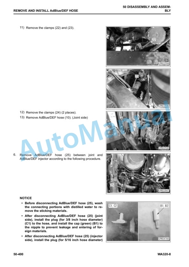 Komatsu WA320-8 Wheel Loader Shop Manual CEBM031201 5 Komatsu WA320-8 Wheel Loader Shop Manual CEBM031201 - Image 5