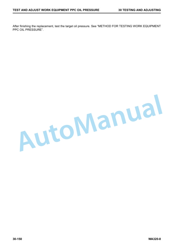 Komatsu WA320-8 Wheel Loader Shop Manual CEBM031202 2 Komatsu WA320-8 Wheel Loader Shop Manual CEBM031202 - Image 2