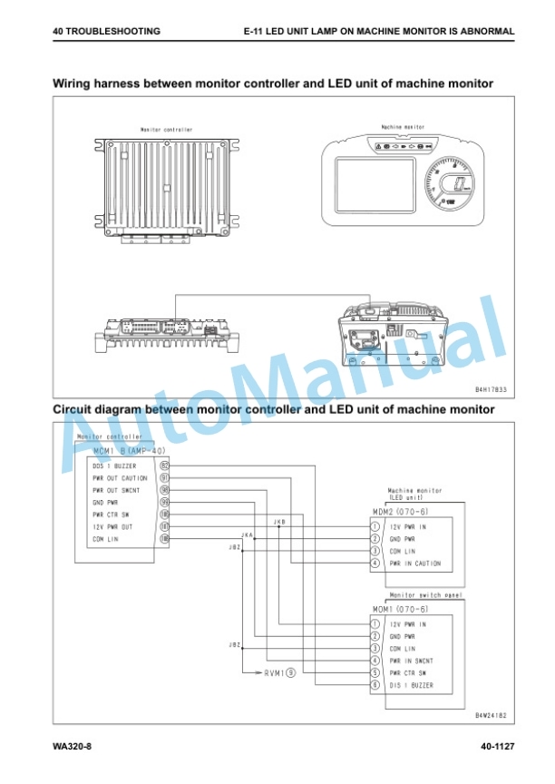 Komatsu WA320-8 Wheel Loader Shop Manual CEBM031202 4 Komatsu WA320-8 Wheel Loader Shop Manual CEBM031202 - Image 4
