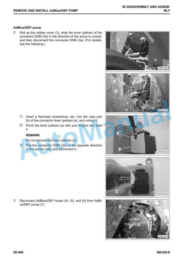 Komatsu WA320-8 Wheel Loader Shop Manual CEBM031203 5 Komatsu WA320-8 Wheel Loader Shop Manual CEBM031203 - Image 5