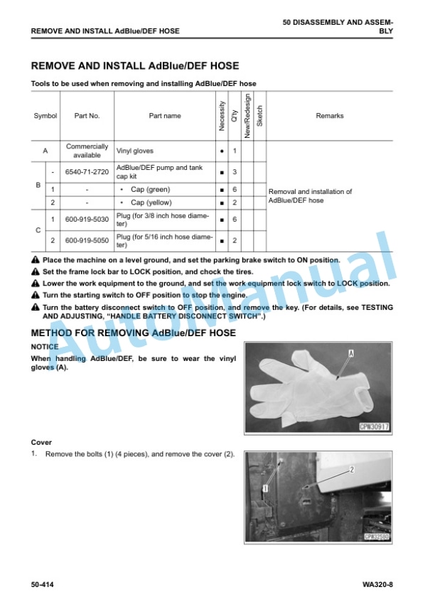 Komatsu WA320-8 Wheel Loader Shop Manual SEN06597-13 5 Komatsu WA320-8 Wheel Loader Shop Manual SEN06597-13 - Image 5