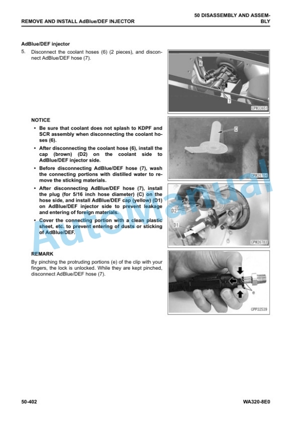 Komatsu WA320-8E0 Wheel Loader Shop Manual SEN06792-05 5 Komatsu WA320-8E0 Wheel Loader Shop Manual SEN06792-05 - Image 5
