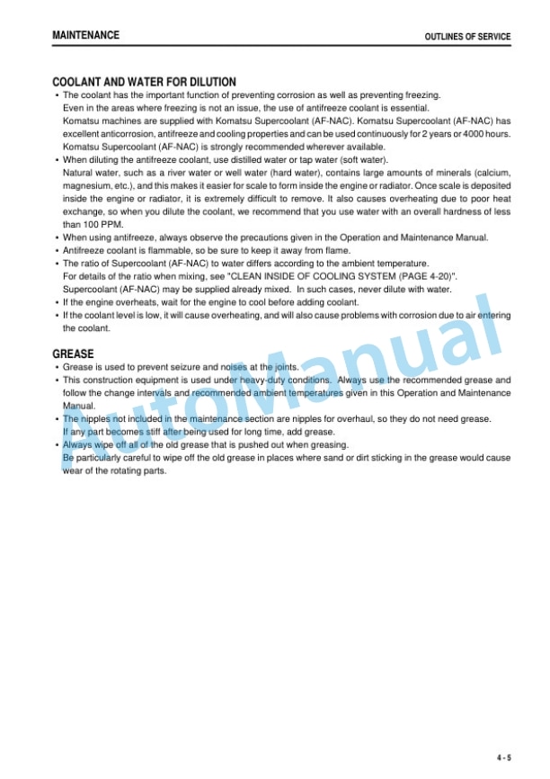 Komatsu WA320L-5 Galeo Wheel Loader Operation and Maintenance Manual TEN00088-00 4 Komatsu WA320L-5 Galeo Wheel Loader Operation and Maintenance Manual TEN00088-00 - Image 4