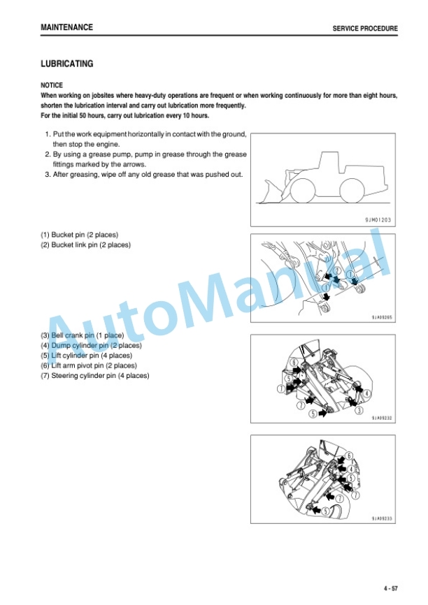 Komatsu WA320PZ-6 Wheel Loader Operation and Maintenance Manual TEN01103-00 5 Komatsu WA320PZ-6 Wheel Loader Operation and Maintenance Manual TEN01103-00-5