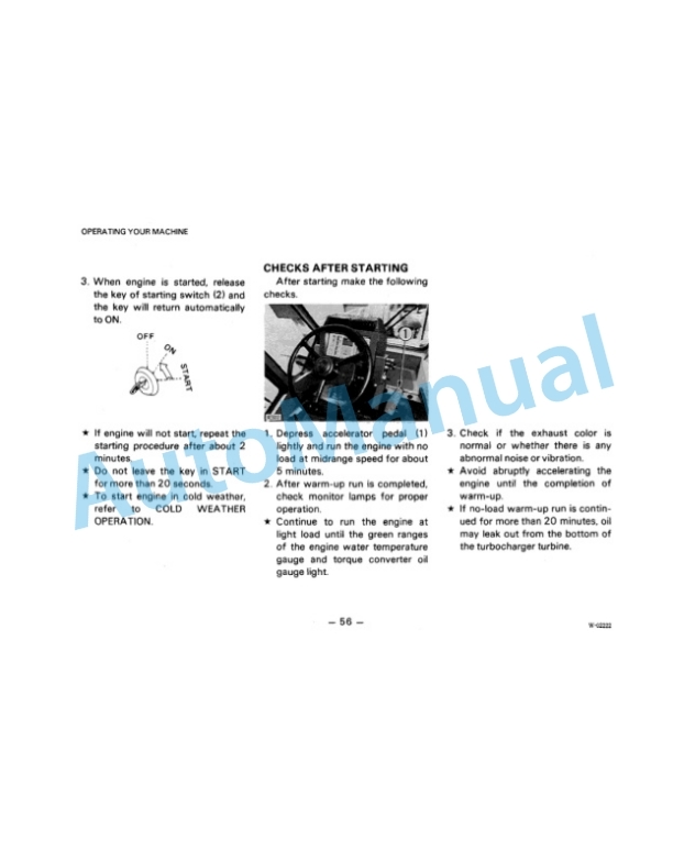 Komatsu WA350-1, WA400-1, WA450-1 Wheel Loader Operation and Maintenance Manual SEAM04230103 3 Komatsu WA350-1, WA400-1, WA450-1 Wheel Loader Operation and Maintenance Manual SEAM04230103 - Image 3