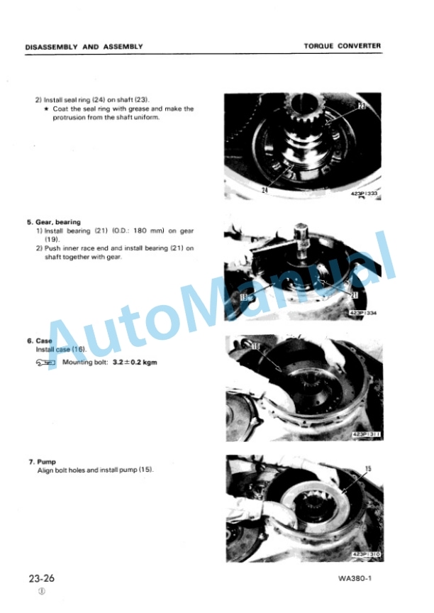Komatsu WA380-1 Shop Manual SEBMU4230106 2 Komatsu WA380-1 Shop Manual SEBMU4230106-2
