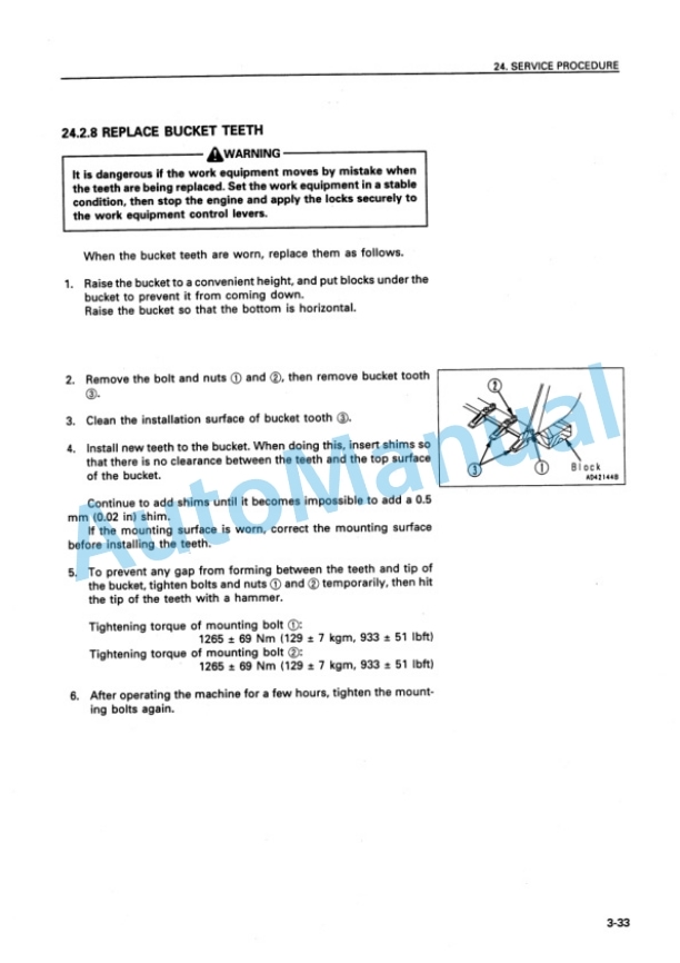 Komatsu WA380-3 Avance Custom Wheel Loader Operation and Maintenance Manual SEAM014700 5 Komatsu WA380-3 Avance Custom Wheel Loader Operation and Maintenance Manual SEAM014700 - Image 5