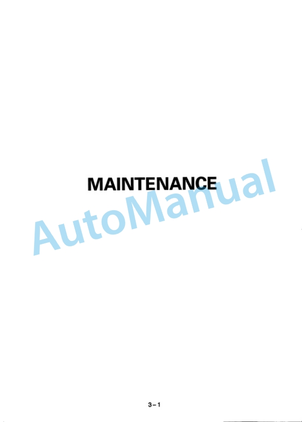 Komatsu WA380-3 Avance Wheel Loader Operation and Maintenance Manual OMEW3800T0 4 Komatsu WA380-3 Avance Wheel Loader Operation and Maintenance Manual OMEW3800T0 - Image 4