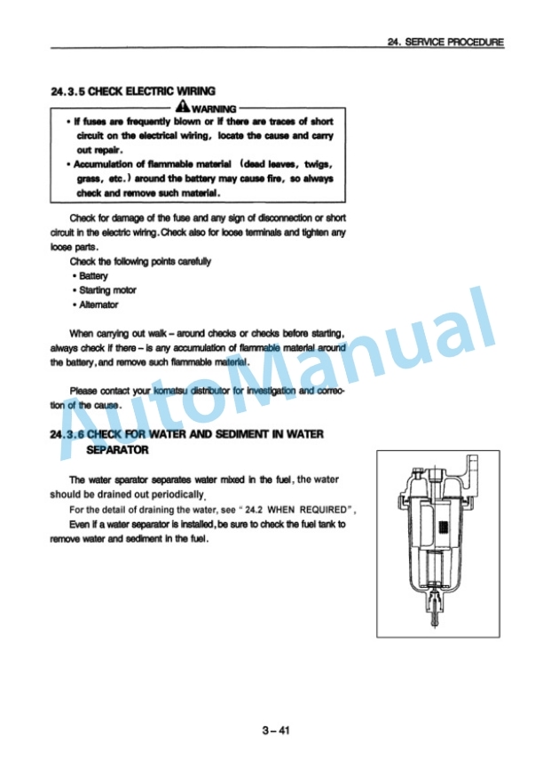 Komatsu WA380-3 Avance Wheel Loader Operation and Maintenance Manual OMEW3800T0 5 Komatsu WA380-3 Avance Wheel Loader Operation and Maintenance Manual OMEW3800T0 - Image 5