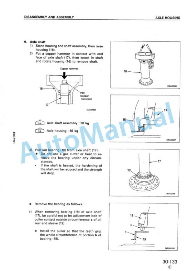Komatsu WA380-3 Avance Wheel Loader Shop Manual SEBM006105 5 Komatsu WA380-3 Avance Wheel Loader Shop Manual SEBM006105 - Image 5