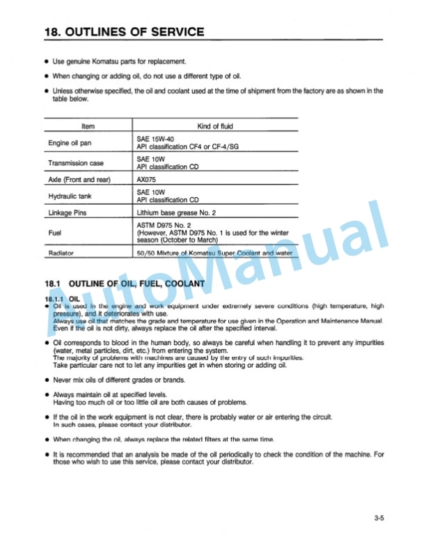 Komatsu WA380-3 Wheel Loader Operation and Maintenance Manual CEAMW23091 4 Komatsu WA380-3 Wheel Loader Operation and Maintenance Manual CEAMW23091 - Image 4