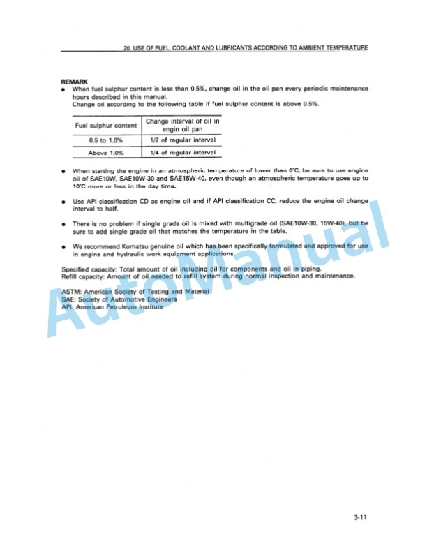 Komatsu WA380-3 Wheel Loader Operation and Maintenance Manual SEAM005801 4 Komatsu WA380-3 Wheel Loader Operation and Maintenance Manual SEAM005801 - Image 4