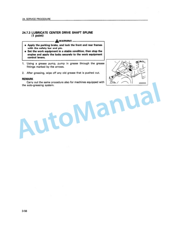 Komatsu WA380-3 Wheel Loader Operation and Maintenance Manual SEAM005801 5 Komatsu WA380-3 Wheel Loader Operation and Maintenance Manual SEAM005801 - Image 5