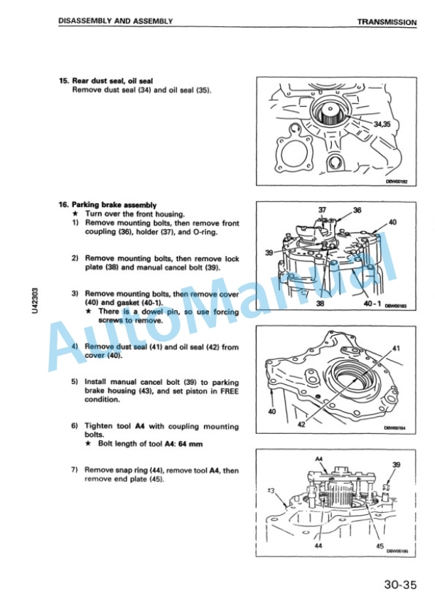 Komatsu WA380-3 Wheel Loader Shop Manual SMEW380000 4 Komatsu WA380-3 Wheel Loader Shop Manual SMEW380000 - Image 4